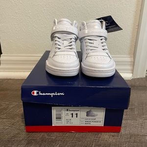 New with tags white Champion toddler high top sneaker